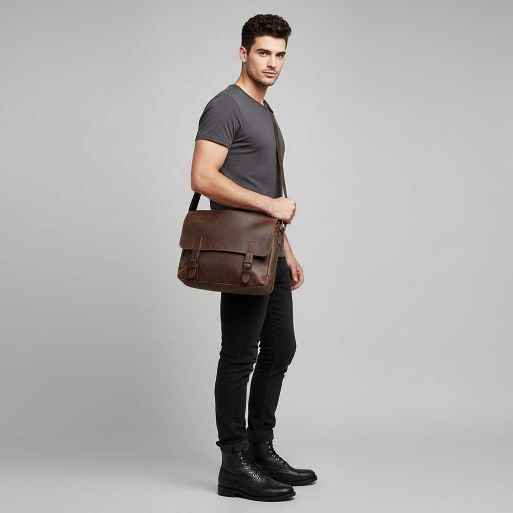 Men's Classic Ankle Work Boots | Durable Lace-Up Design