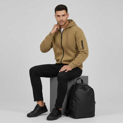 Men's Utility Zip-Up Hoodie | Casual Sweatshirt