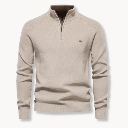 Men's Black Half-Zip Jumper | Slim Fit Knitwear 5