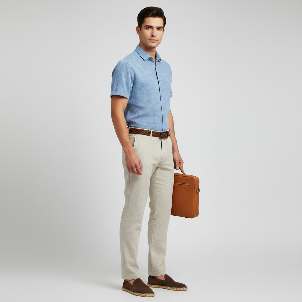 Men's Casual Summer Shirt | Relaxed Fit Leisurewear 5