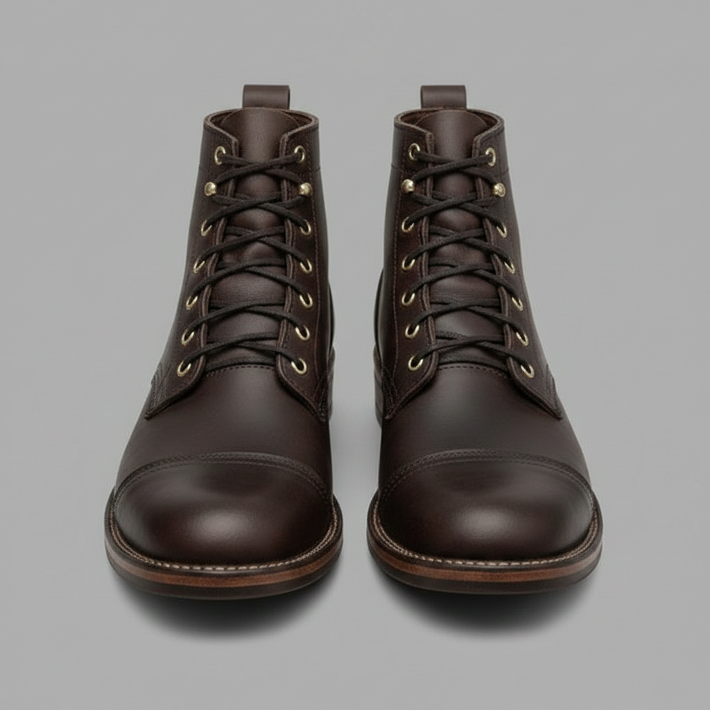 Men's Classic Ankle Work Boots | Durable Lace-Up Design 1