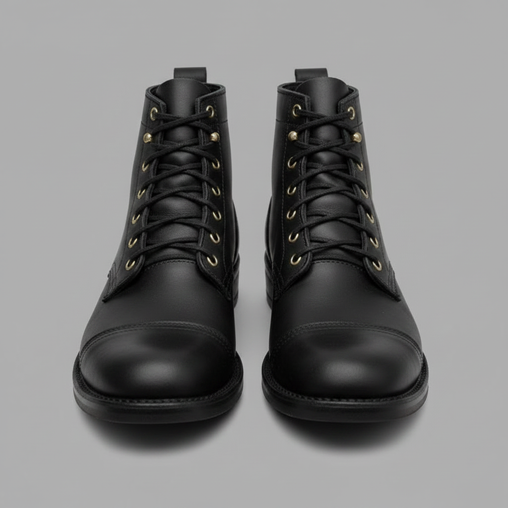 Men's Classic Ankle Work Boots | Durable Lace-Up Design 2