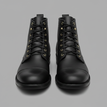 Men's Classic Ankle Work Boots | Durable Lace-Up Design 2
