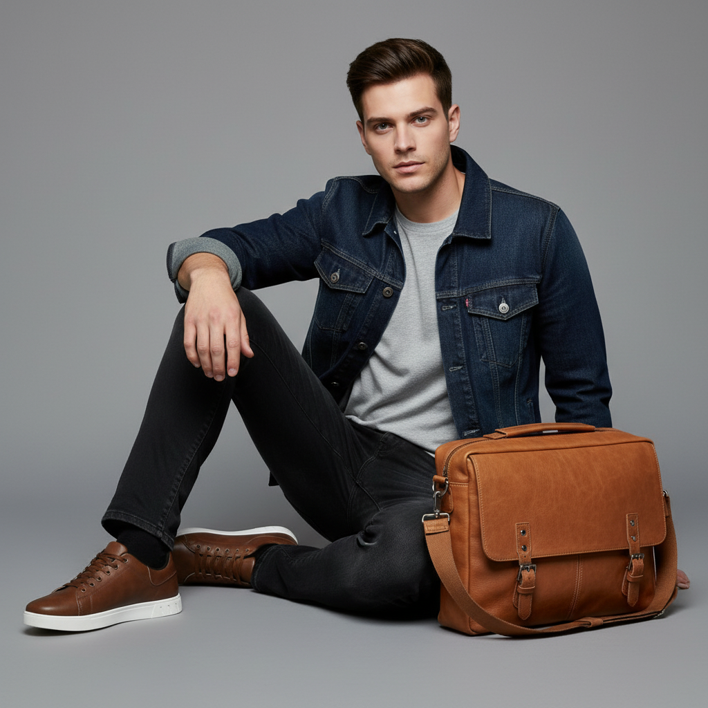 Men's Lace-Up Sneakers | Casual Low-Top Trainers 5