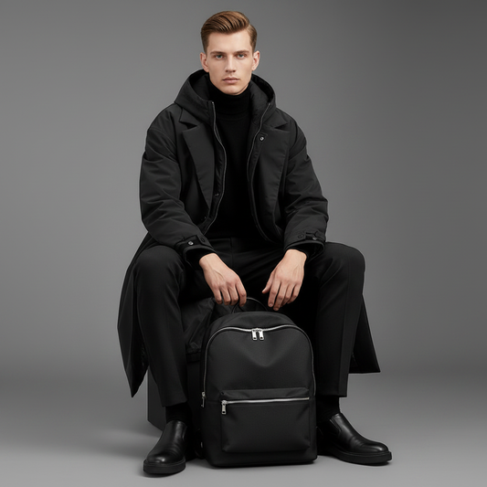 Men's Waterproof Puffer Trench Coat | Long Hooded Jacket 1